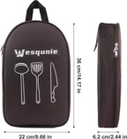 Camp Kitchen Organizer, Multi-Pocket Camping Cooking Utensils Bag, Waterproof Portable Storage for BBQ Outdoor Cooking Essentials