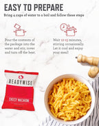 ReadyWise 30 Day Emergency Food Supply - 296 Servings, 2 Buckets, Freeze Dried Protein Meals, Survival Food Storage, Ready to Eat, Backpacking & Camping Essentials, up to 25 Year Shelf Life