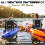 Waterproof Backpack Dry Bag 35L/55L/85L – Heavy Duty Roll-Top Hiking Backpack for Travel, Kayaking, Boating, Camping, Rafting and Fishing