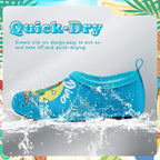 Deevike Kids Water Shoes Boys Grils Barefoot Quick Dry Aqua Socks Beach Shoes for Toddler Sports Swim Surf Outdoor Walking