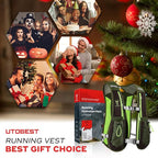 UTOBEST Running Vest, 5L Hydration Vest Lightweight, Breathable and Sweatproof Running Backpack, Adjustable Running Hydration Vest for Trail Running Marathon Race Jogging Cycling