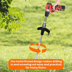 12 Pack 8" Screw in Tent Stakes Heavy Duty- Ground Anchors Screw- Tent Pegs Camping Stakes- Hex Pegs Drillable Tent Stakes and Hexagon Head Drive and Storage Box (Black)