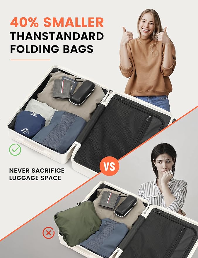 SKYSPER 15L Lightweight Small Hiking Backpack for Women Men, Foldable Travel Daypack, Packable Camping Backpack, Mini Outdoor Hiking Bag (Darkblue)