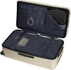 Away Large Trunk Luggage, 31 Inch Hardside Suitcase with Spinner Wheels, Lightweight & Durable, TSA Lock, Ideal for Long Trips, Salt White