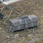 CAMPINGMOON Bottom Waterproof Outdoor Camping Tent Stakes Hammer Multi-Container Storage Box Bag (Canvas, M Size(17.7-inch Length, B-155C))