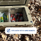 Ice Pack Divider for YETI Coolers - Four Sizes to Fit The YETI Tundra Haul, 35, 45, 65, Roadie 48, 60 - YETI Cooler Accessories - Freezable YETI Accessories