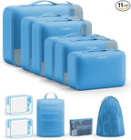 11 Set Packing Cubes for Travel, Gifts for Women Mom,Anti-Tearing Suitcase Organizer,OlarHike Vacation Essentials & Accessories for Cruise Ship