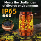 Solar Lanterns Outdoor Waterproof Hummingbird 2 Pack, Birthday Gifts for Women Mom Grandma, Garden Decor Hanging Solar Lights Outdoor Metal Lantern Decoration Outside for Yard, Patio