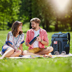 Maelstrom Backpack Cooler,Soft Lightweight Leakproof Cooler Backpack,35 Can Insulated Cooler Bag,Keeps 35 Cans Hot/Cold for Up to 16 Hours,Waterproof Lunch Backpack for Men Women-Blue