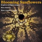 Solar Lanterns for Outside,Sunflower and Dragonfly Garden Decor Lights,Waterproof Solar Powered Hanging Lantern for Patio,Yard,Porch, Birthday Gifts for Women,Mom,Grandma,Housewarming