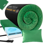 Sleeping Pad,3-inch Thick Memory Foam Camping Mattress,Portable Roll-Up Mat for Car/Tent/Floor/Cot/Travel,Comfortable Pad for Guests Sleepover