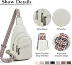 Sling Bag Crossbody Bags for Women Small Cross Body Bag Fanny Packs Chest Sling Purse for Daily Travel Leisure Sport