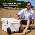 EchoSmile 25/30/35/40/60/75 Quart Rotomolded Cooler, Built to Stand up to The Rigors of The Journey
