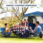 3/4 Person/6 Person Camping Tent Fast Cabin Tent with Instant Setup Tent, Weatherproof Tent Easy Quick Set Up & Pop Up in 60 Seconds with Rainfly Backpack for Family Camping,Upgraded Ventilation