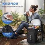 Cooler Backpack, Lightweight and Large Capacity Soft Backpack Cooler, Leak Proof Cooler Bag for Men Women