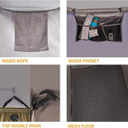 KingCamp Shower Tent, Portable Privacy Tent Outdoor Camping 1/2 Room Toilet Tents with Shower Bag & Dressing Room for Beach, Camping & Hiking