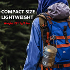 4 Pack Camping Lanterns, Battery Powered LED Lantern for Hurricanes, Power Outages, and Outdoor Use