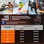 Heated Gloves for Men Women Rechargeable Waterproof Electric Motorcycle Gloves for SKI Snowboard Camping Hiking Camping