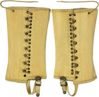 SMONT WW2 US. M1936 Gaiters Leggings Repro WWII Soldier Canvas Puttee for Hiking Climbing Khaki