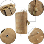 2 Pack Molle Pouches - Tactical Compact Water-Resistant EDC Pouch Bag Small Utility Pouch