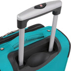 SwissGear Sion Softside Expandable Luggage, Teal, Carry-On 21-Inch