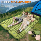 Sleeping Pad, Ultralight Inflatable Sleeping Pad for Camping with Pillow Built-in Foot Pump, Extra Thick Compact Camping Sleeping Mat for Hiking, Backpacking, Tent Use