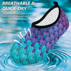 Deevike Water Shoes for Women Men Barefoot Quick-Dry Aqua Socks Slip-on for Beach Swim Surf Yoga Exercise