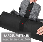 Tirrinia Large Waterproof Outdoor Blanket, Soft Warm Windproof Stadium Blanket with Sherpa Fleece and Foldable for Outdoor Sport, Baseball, Football, Beach, Concerts, Car