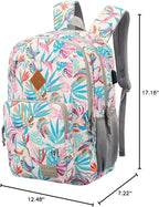 KEOFID Classic Laptop Backpack for Men and Women - Anti-Theft with USB Charging, Water Resistant, 15.6" Laptop Compartment, 1-Year Warranty