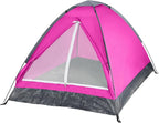 2 Person Camping Tent with Rain Fly and Carrying Bag – Lightweight Outdoor Pop Up Tents for Camping Essentials, Music Festivals, Backpacking, Hiking, or Beach Shelter by Wakeman Outdoors