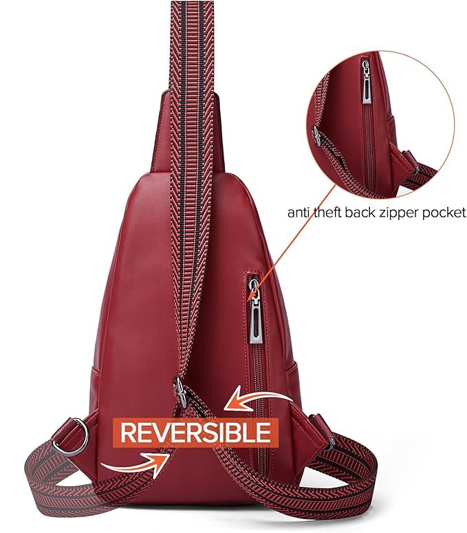 Sling Bag Crossbody Bags for Women Small Cross Body Bag Fanny Packs Chest Sling Purse for Daily Travel Leisure Sport