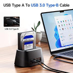 Cable Matters 5Gbps Long USB 3.0 Cable - 15ft, USB A to B Cable, USB3 Cord with Type-B 3.0 Connector for Hard Drive Enclosure/Built-in Hub and More, Black