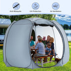 Alvantor Pop Up Screen Tent House Room Instant Outdoor Camping Canopy Sun Shelter Gazebo for Patio, Backyard & Deck, Privacy Tent(2-10 People, 8'x8' 10'x10' 12'x12')