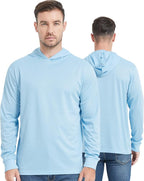 ProtectX High Visibility Sun Protection Lightweight Long Sleeve Hoodie, UPF 50+ Quick-Dry, SPF UV Shirt, Active Wear