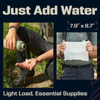 Compressed Towel Tablets - 100% Bamboo Camping Toilet Paper Tablets, Great for Hiking, Travel and Backpacking - Disposable Washcloths, Body Wipes, Paper Towel Coin Tissue - 100/250/500 Pack