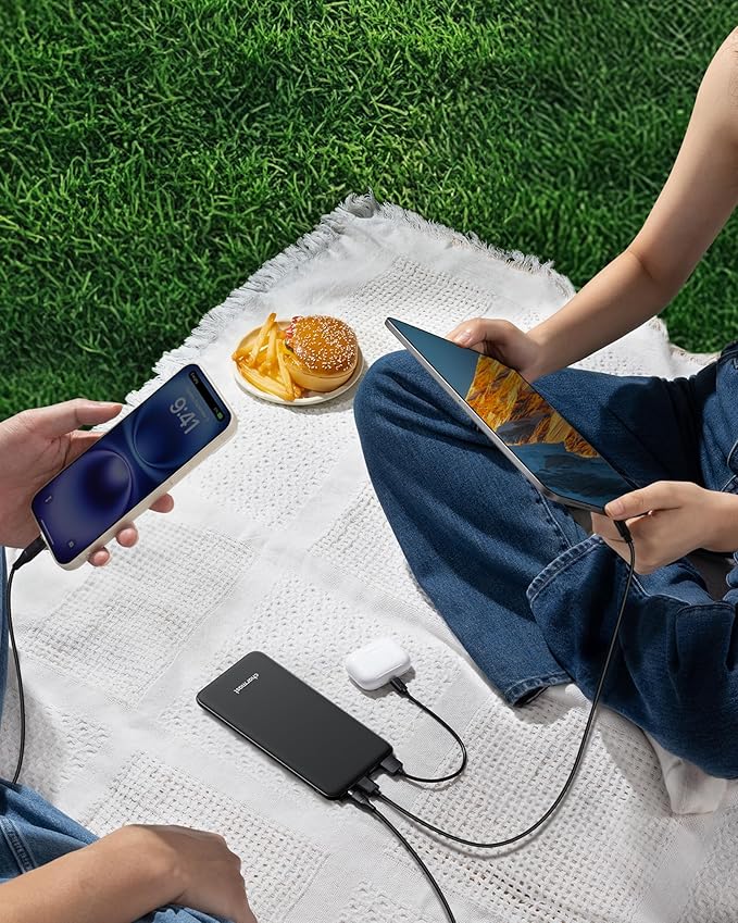 charmast Portable Charger, Slim Battery Pack 26800mAh, 15W Fast Charging Thin Power Bank, Travel Essentials Compatible with iPhone 16/16 Pro/16 Pro Max, iPhone15/14/13/12 Series, iPad, Samsung etc