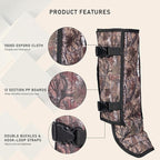 Snake Gaiter, Gaiters for Hunting, Waterproof Snake Chap for Men and Women,Shoe Boot Leg Gaiter with Adjustable Size