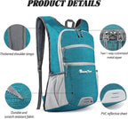 Seektop 20L Hiking Backpack Ultra Lightweight Waterproof Travel Backpack Packable Small Outdoor Bag Foldable Day Pack for Women Men