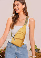 Sling Bag Crossbody Bags for Women Small Cross Body Bag Fanny Packs Chest Sling Purse for Daily Travel Leisure Sport