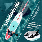 FunWater Inflatable Stand Up Paddle Board 10'/10'6"/11'/11'6" Paddle Board for Adults & Youth, Paddleboards Inflatable with Premium SUP Accessories, Wide Stable, Non-Slip Comfort Deck