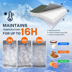 Dreizack Kayak Cooler Behind Seat, Waterproof Cooler for Kayaking,Paddle Board Cooler Compatible with Lawn-Chair Seat Kayak Accessories Cooler Bag Kayak Cooler Tow Behind for Camping Fishing