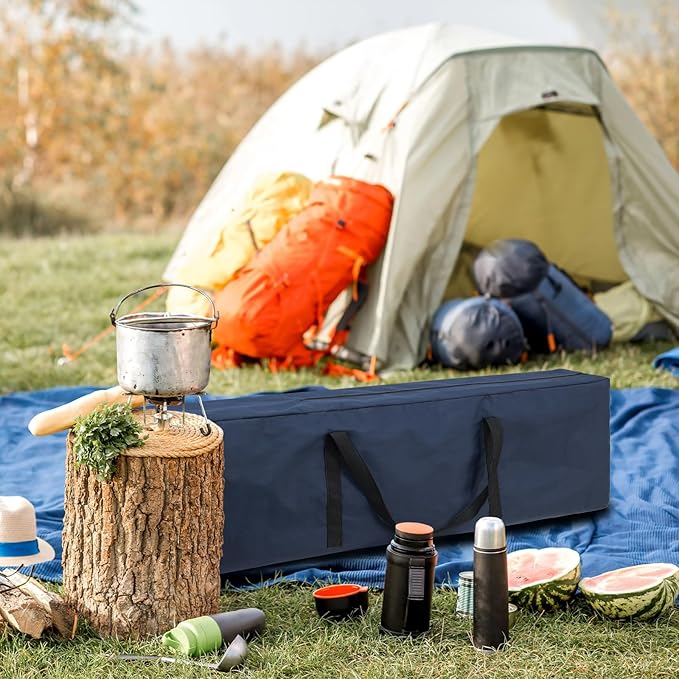 BDL Double Camping Chair Replacement Bag, 40 Inch Extra Large Zippered Cot Bag for Travel Camping Sports Equipment Storage - 2 Pack