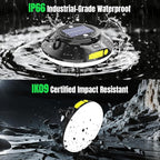 12000mAh 20000LM Solar Portable LED Camping Lantern, Rechargeable Light 120W with Magnet , Flashlight, IPX66 Waterproof Tent Lights Power Failure Emergency for Power Outages, Emergency, Tent, Outdoor