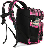 QT&QY 25L/45L Military Tactical Backpack For Men Molle Daypack 3 Day Bug Out Bag Hiking Rucksack With Bottle Holder