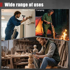 14-In-1 Multitool Camping Hammer - Survival Gear with Axe, Knife, Screwdriver, Pleirs, Saw, Bottle Opener and More -Portable Outdoor Tool Gift with Nylon Sheath for Men & Dad