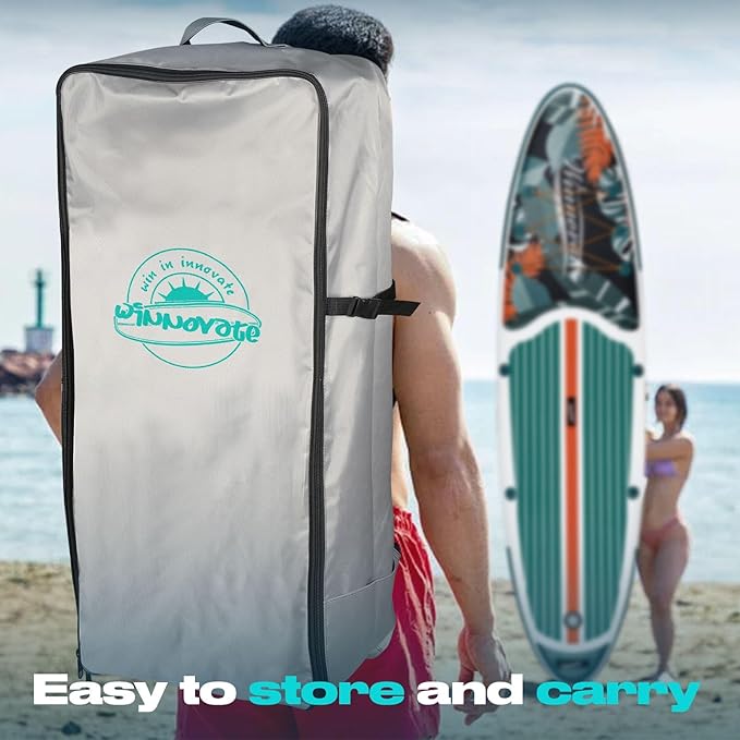 Inflatable Paddle Boards for Adults and Youth, 11'x33 Wood Grain Stand Up Paddle Board with SUP Accessories, Portable Inflatable Paddleboard for All Skill Levels,Blow Up Paddle Board as Present