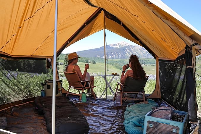 WHITEDUCK Rover Canvas Scout Tent, Waterproof, 4 Season Luxury Outdoor Camping and Glamping Yurt Tent