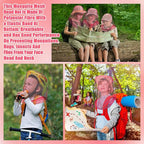 HESTYA 4 Pack Mosquito Bug Net Mesh for Head Mosquito Head Net Face Neck Fly Netting Hood from Insect Bugs Gnats for Outdoor