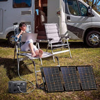 Universal 4-in-1 Solar Connector Kit, 16 AWG to Anderson XT60 DC7909 DC5521 Solar Extension Cable Solar Adapter Cable Compatable for Solar Panel & Most Solar Power Staion (2M/6.6Ft)