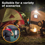 Super Bright LED Spotlight Rechargeable Flashlight 10000 Lumen Handheld Spotlight 10000mAh Long Lasting Torchlight Searchlight Flood Fishing Hiking Camping Flashlight USB Output with Tripod